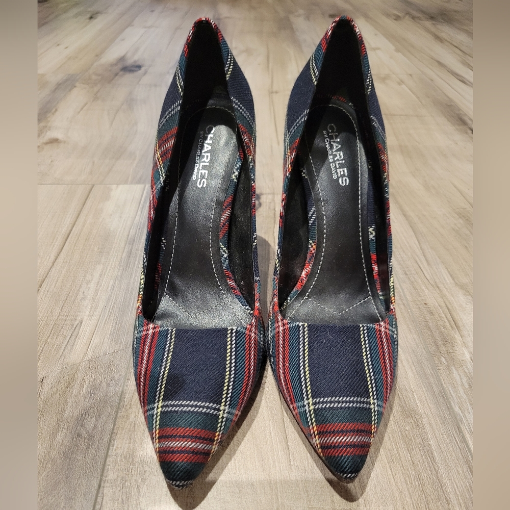Charles by Charles David Plaid Heels